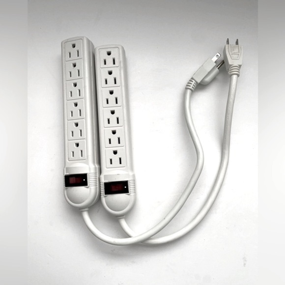 POWER BAR 6 O/LET 2FT CORD SURGE PROTECTOR - Picture 1 of 5
